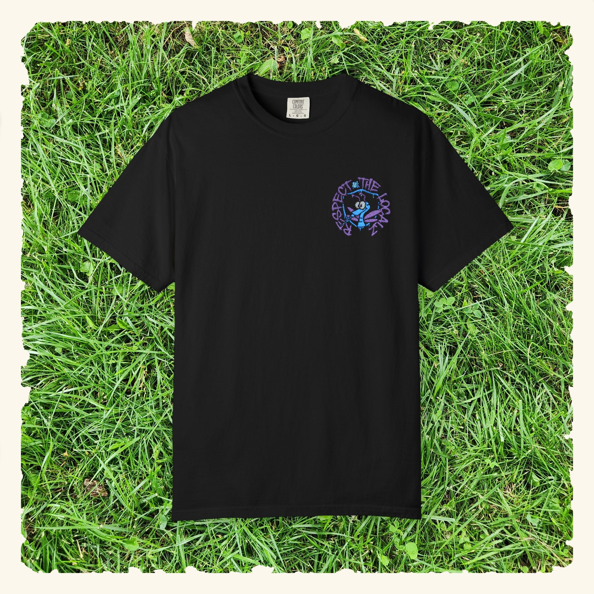 Respect The Localz Blurpleberry - Classic T-shirt - Black