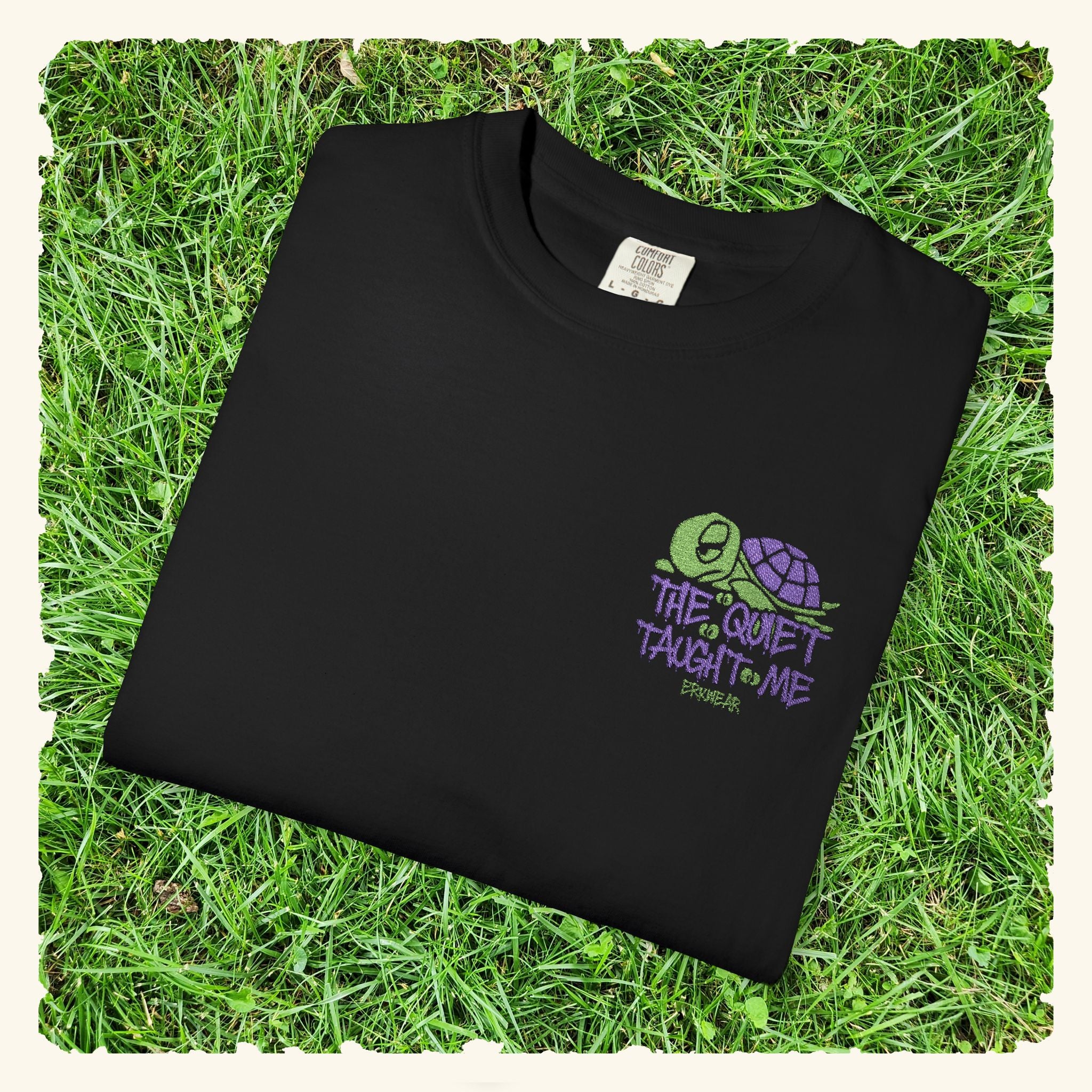 The Quiet Taught Me Turtleberry - Classic T-shirt - Black
