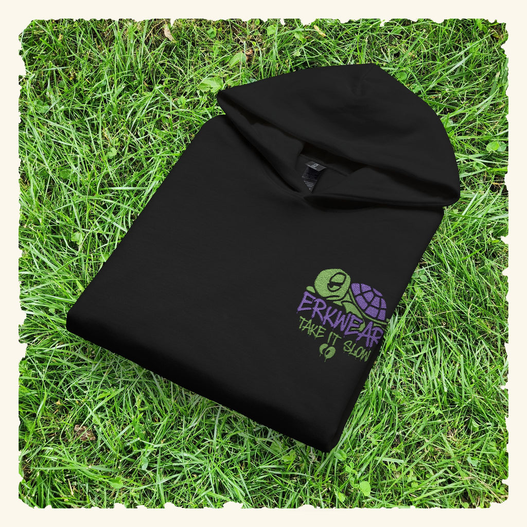 Take It Slow - Turtleberry - Junior Trailblazer Hoodie - Black