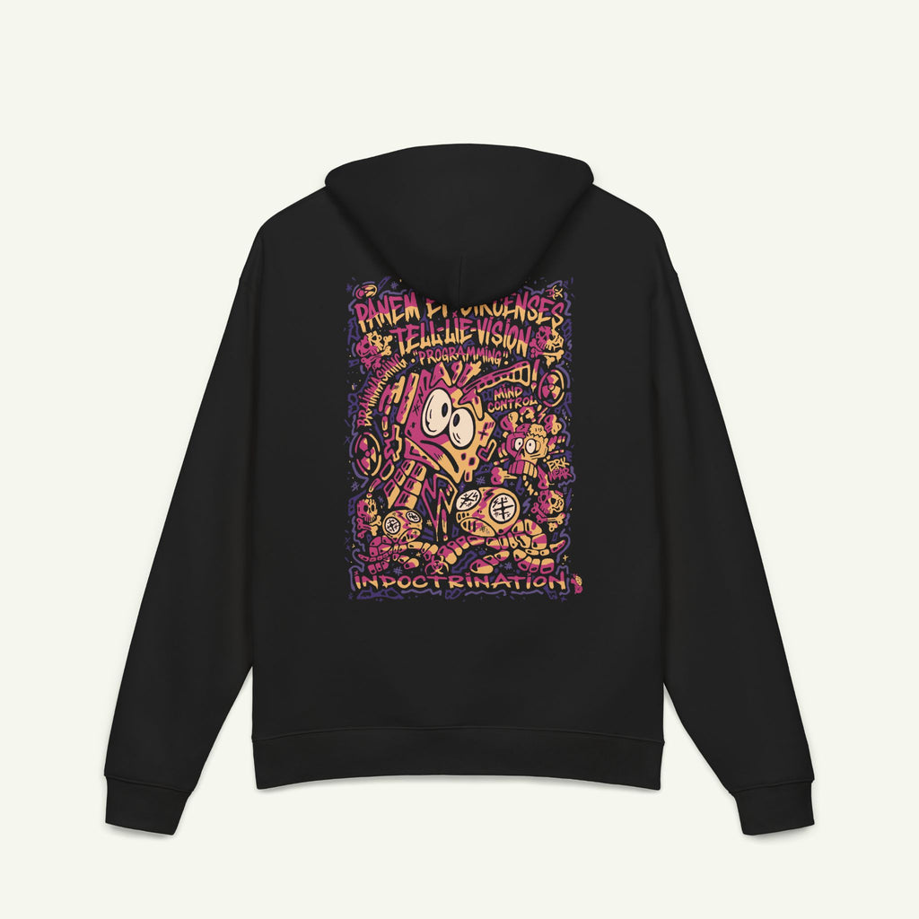 Bread & Circus - Crimson - Graphic Hoodie - Black