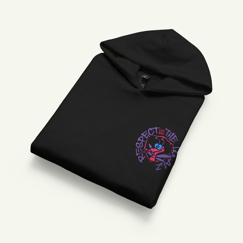 Respect The Localz - Embroidered - Junior Trailblazer Hoodie - Wildberry/Black