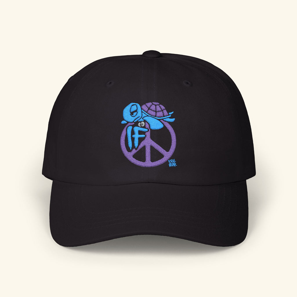 If Peace Blurpleberry - Classic Dad Hat - Black