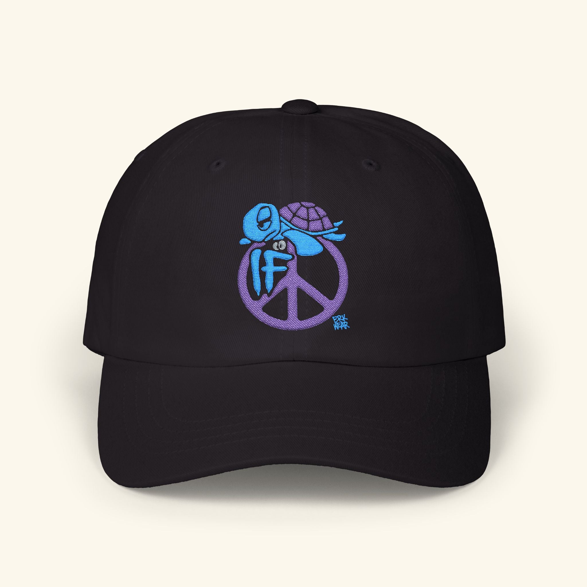 If Peace Blurpleberry - Classic Dad Hat - Black