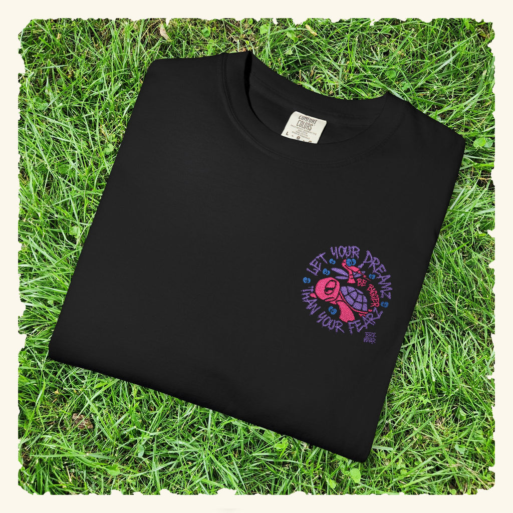 Let Your Dreamz Be Bigger Than Your Fearz Wildberry - Classic T-shirt - Black