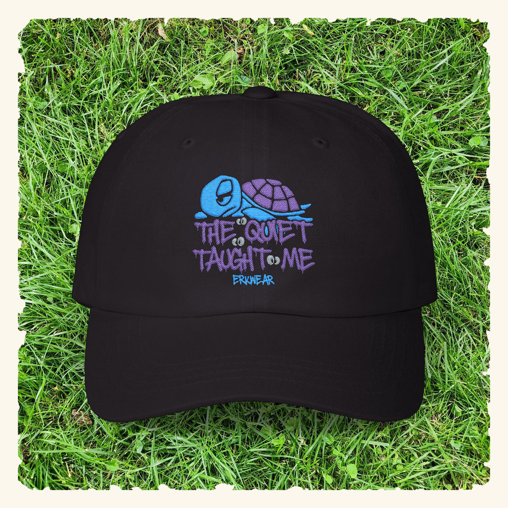 The Quiet Taught Me Blurpleberry - Classic Dad Hat - Black
