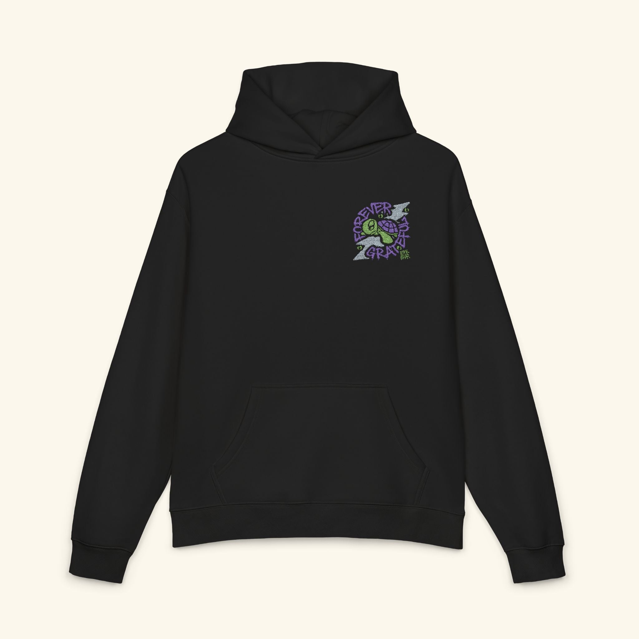 Forever Grateful Turtleberry - Campfire Hoodie - Black