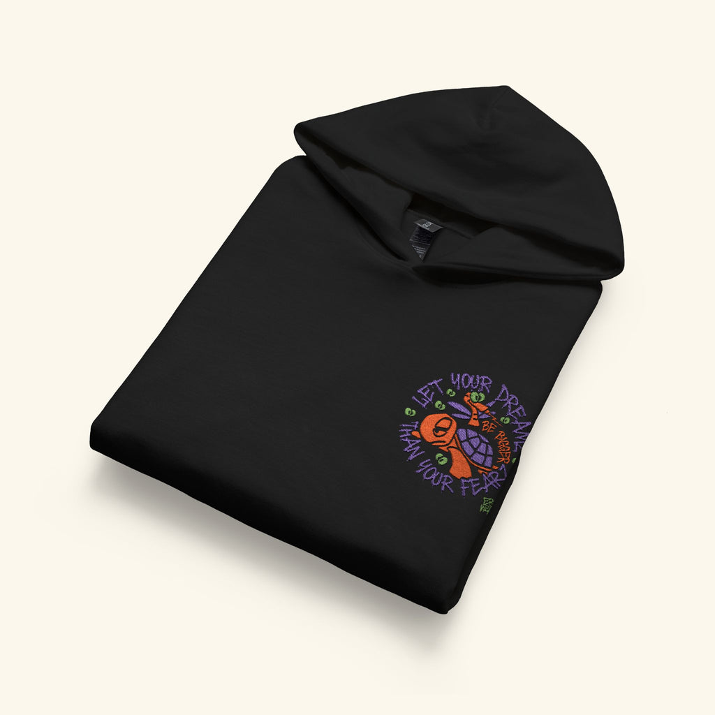 Let Your Dreamz Be Bigger Than Your Fearz Pumpkinbog - Junior Trailblazer Hoodie - Black