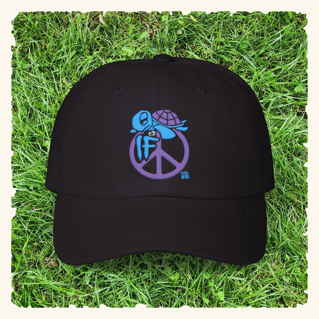 If Peace Blurpleberry - Classic Dad Hat - Black