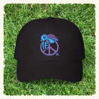 If Peace Blurpleberry - Classic Dad Hat - Black