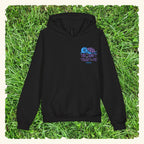 The Quiet Taught Me Blurpleberry - Junior Trailblazer Hoodie - Black