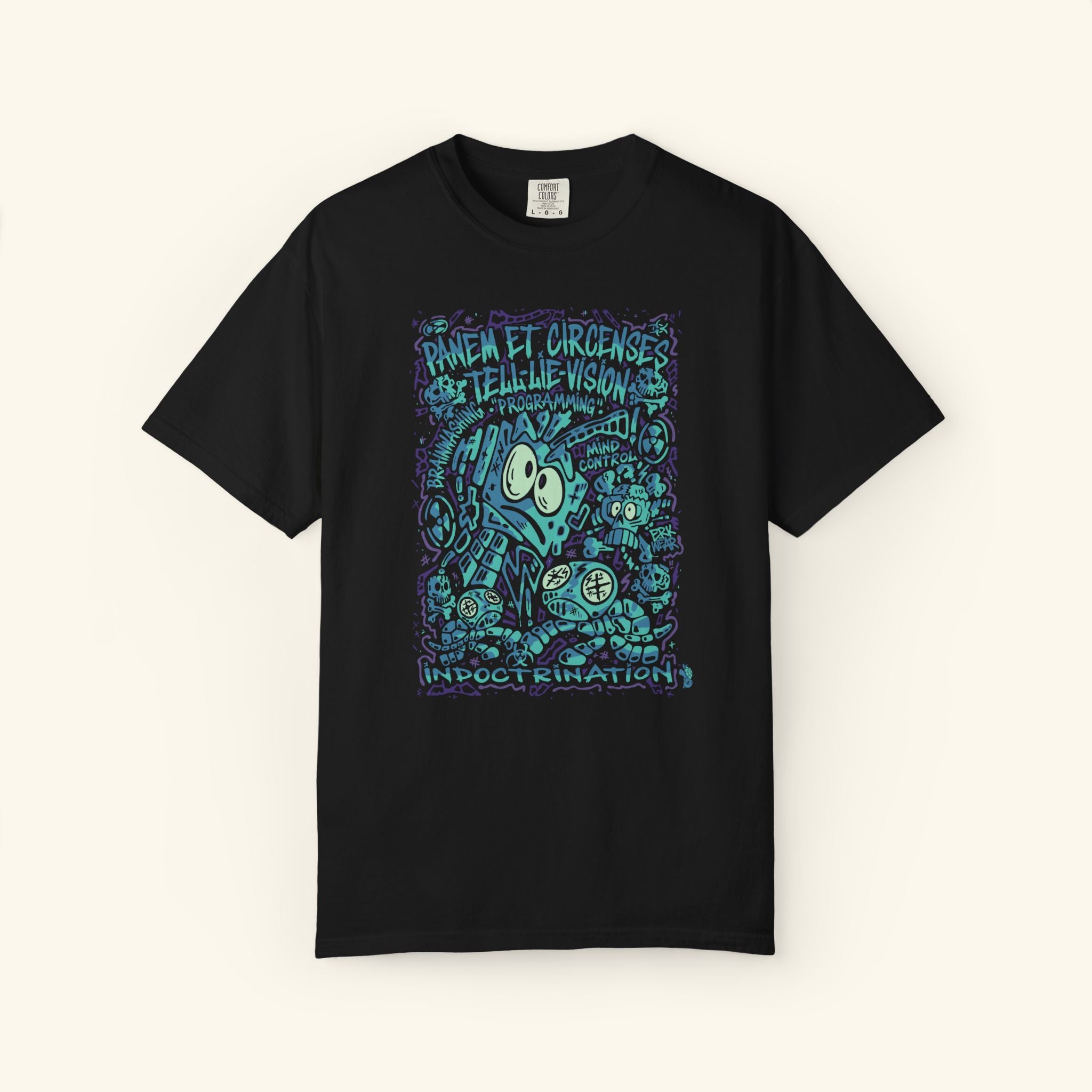 Bread & Circus Ocean - Graphic T-Shirt - Black