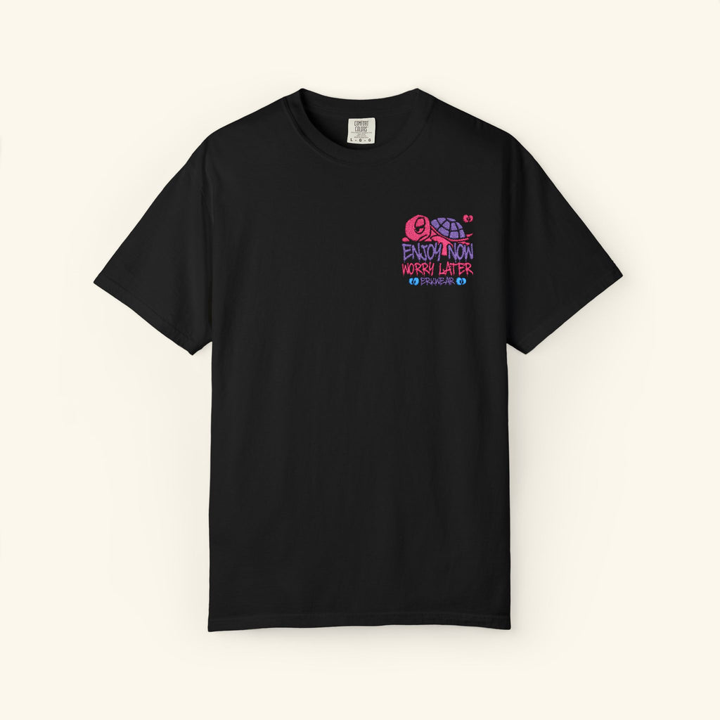 Enjoy Now - Worry Later Wildberry - Classic T-shirt - Black
