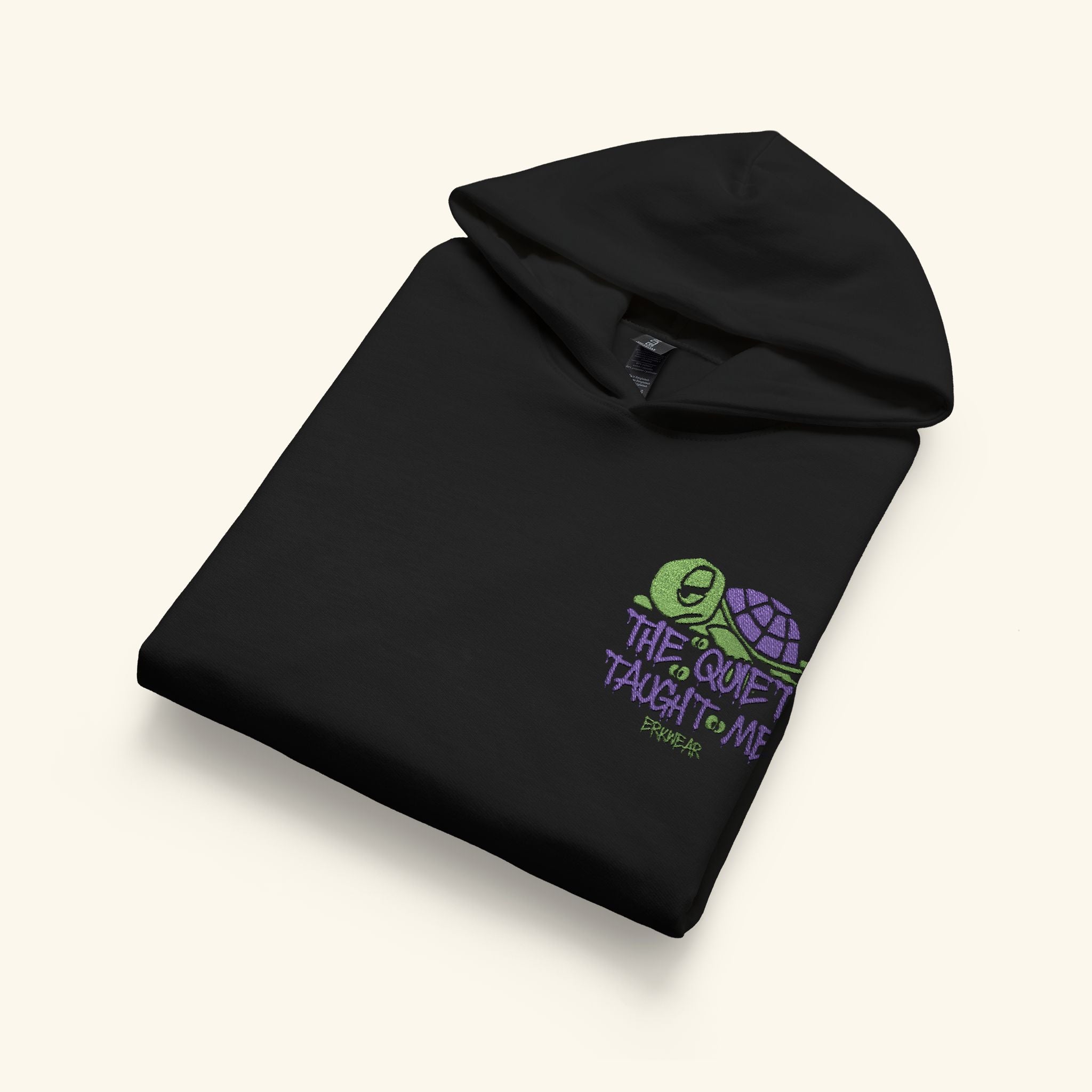 The Quiet Taught Me Turtleberry - Junior Trailblazer Hoodie - Black