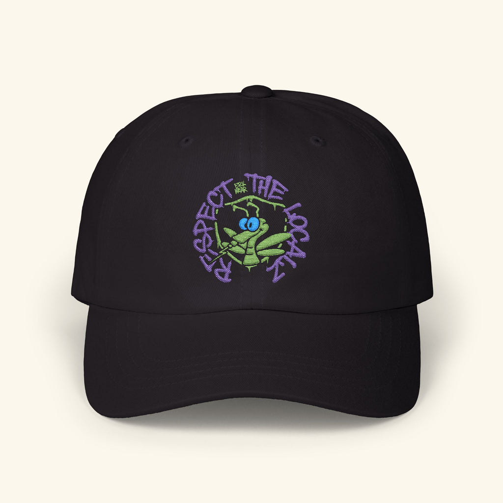 Respect The Localz Turtleberry - Classic Dad Hat - Black