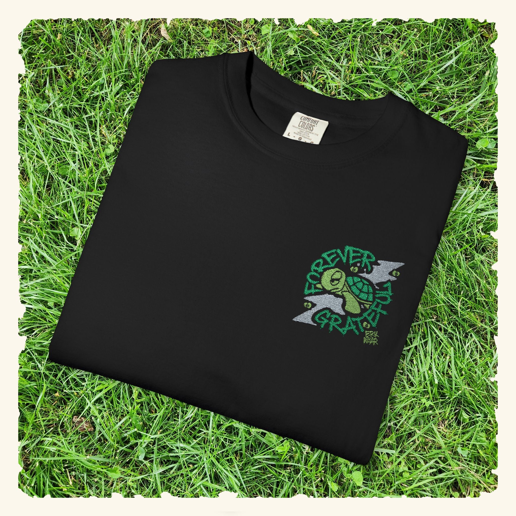 Forever Grateful Evergreen - Classic T-shirt - Black