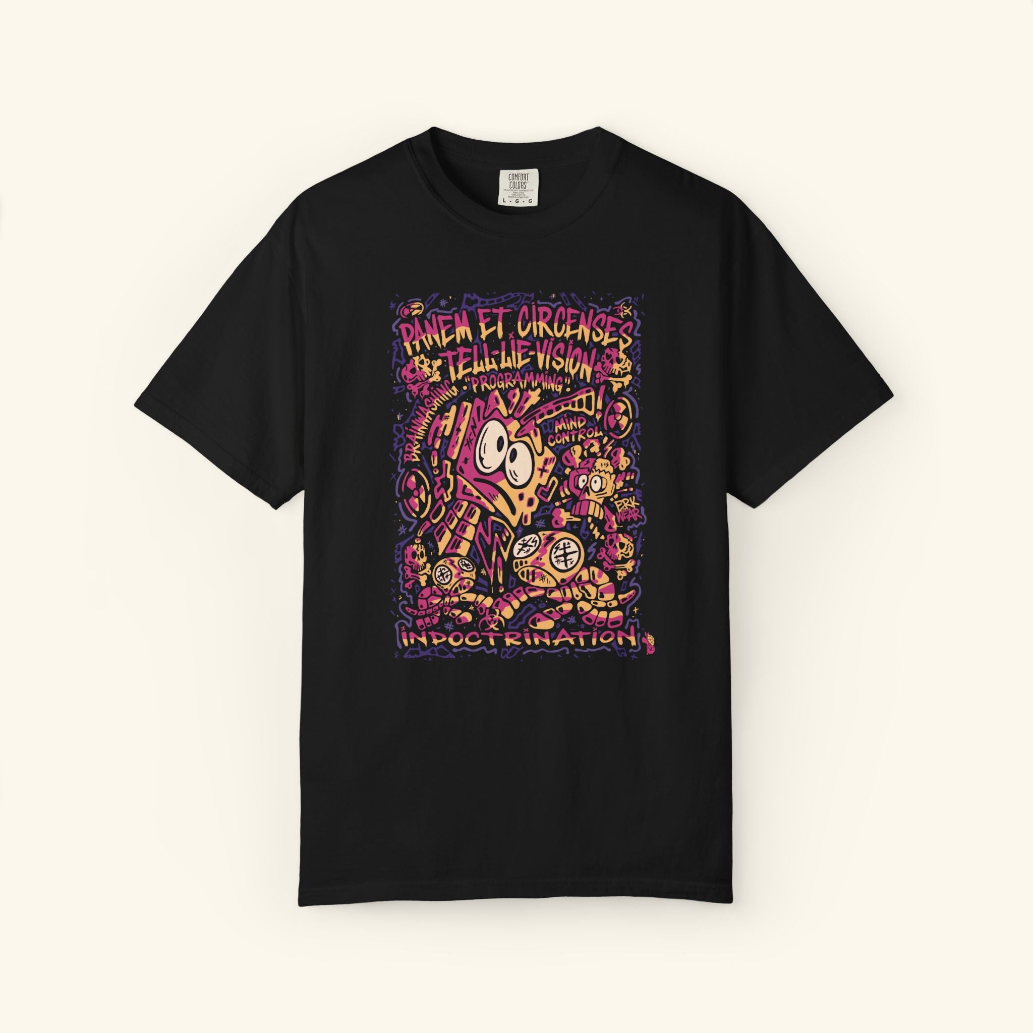 Bread & Circus Crimson - Graphic T-Shirt - Black
