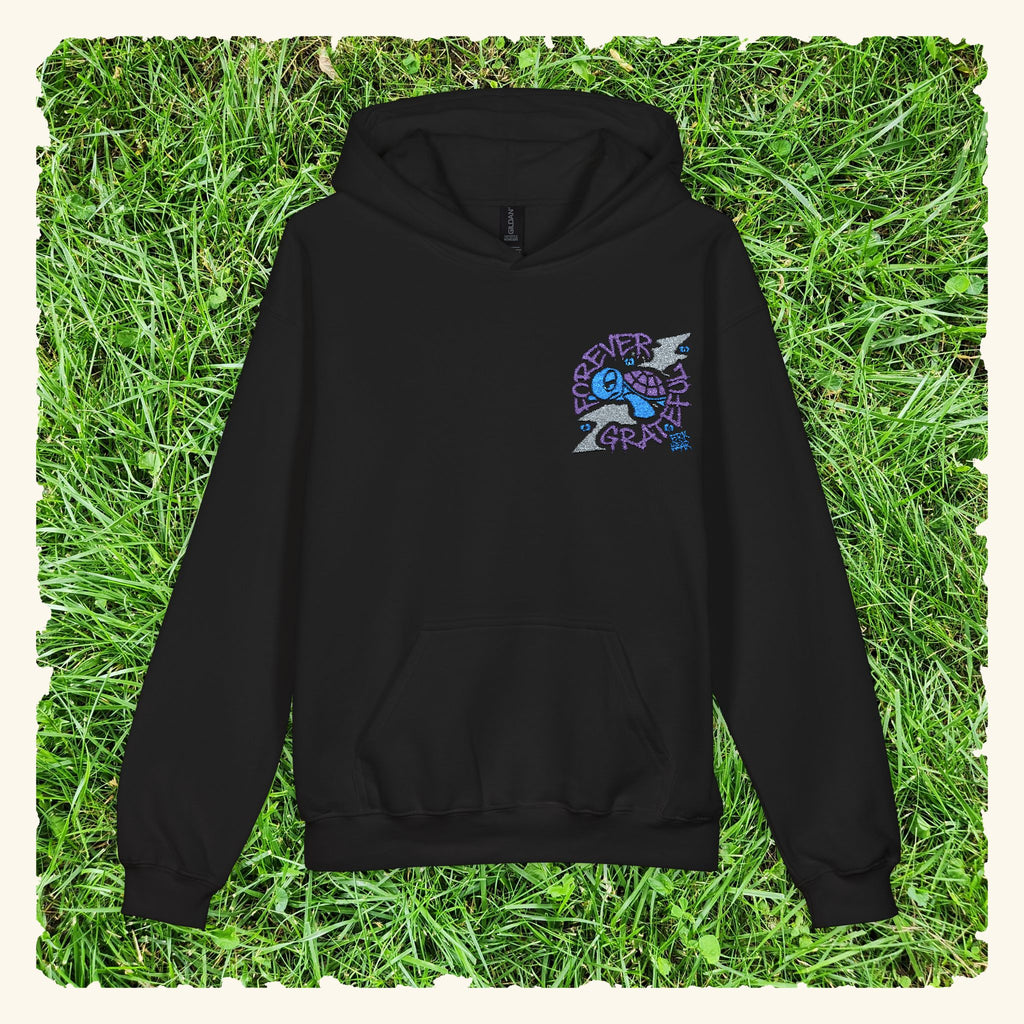 Forever Grateful Blurpleberry - Junior Trailblazer Hoodie - Black
