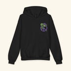 If Peace Turtleberry - Junior Trailblazer Hoodie - Black