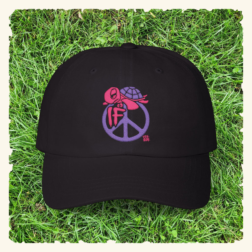If Peace Wildberry - Classic Dad Hat - Black