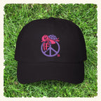 If Peace Wildberry - Classic Dad Hat - Black