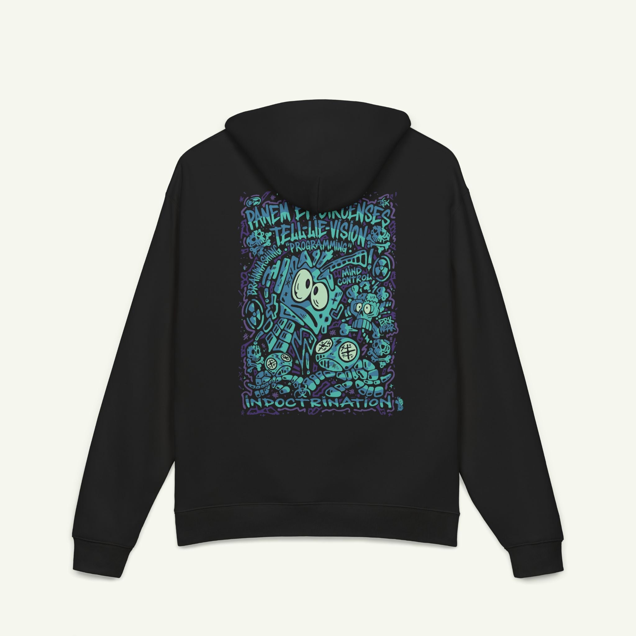 Bread & Circus - Ocean - Graphic Hoodie - Black
