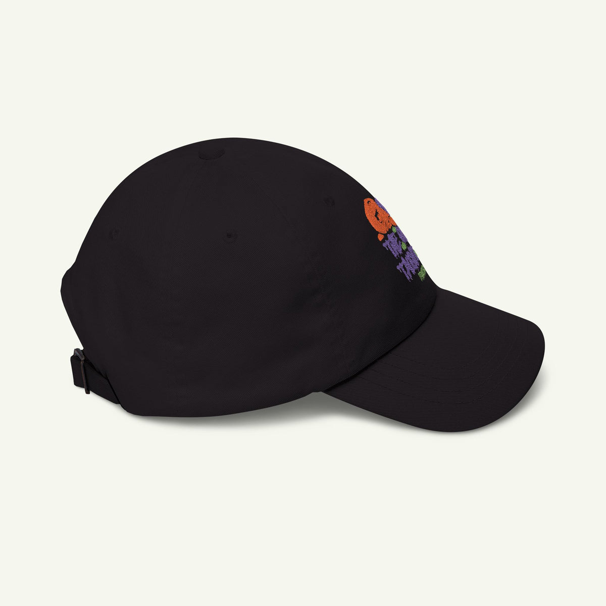 The Quiet Taught Me - Embroidered - Classic Dad Hat - Pumpkinbog/Black