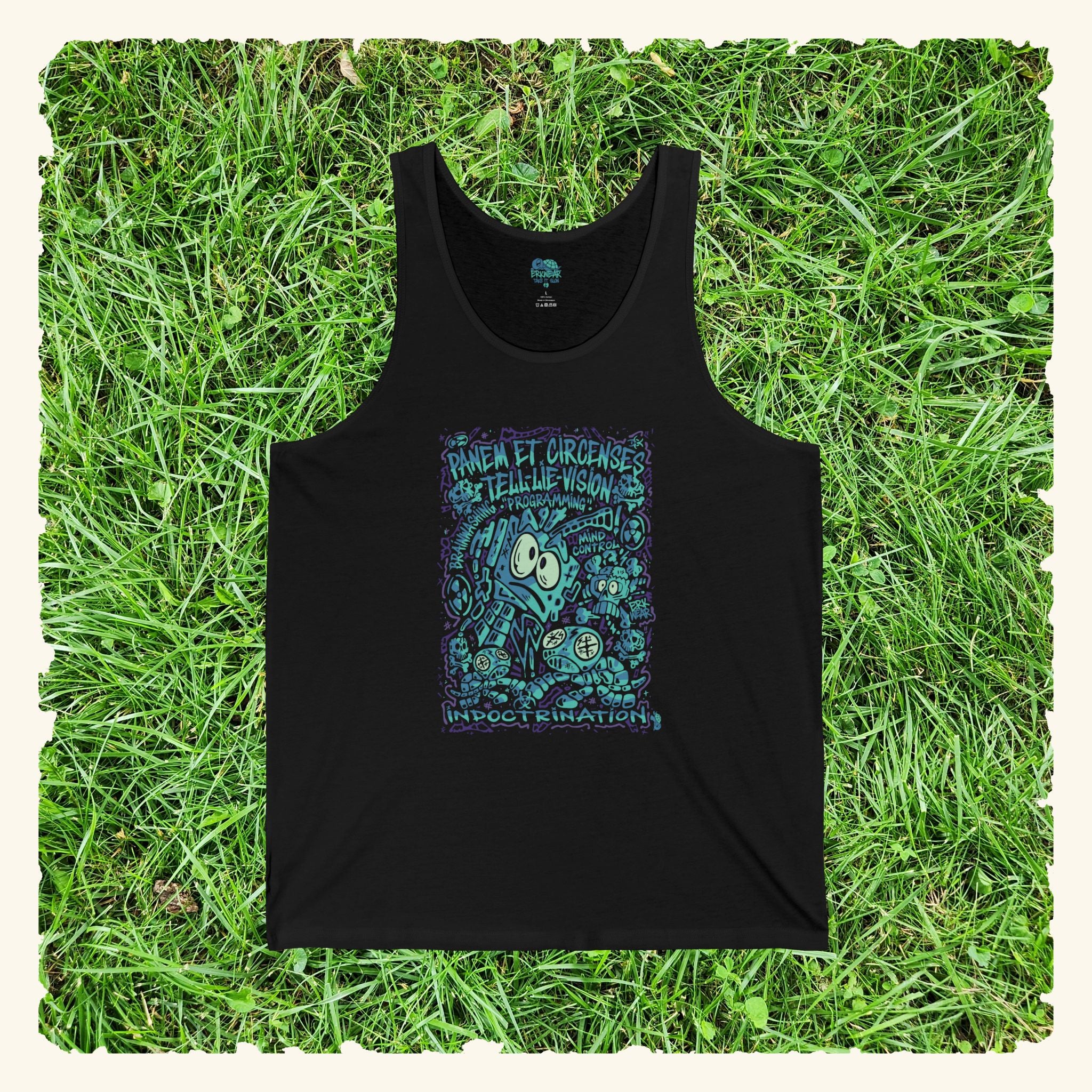 Bread & Circus Ocean - Graphic Tank Top - Black