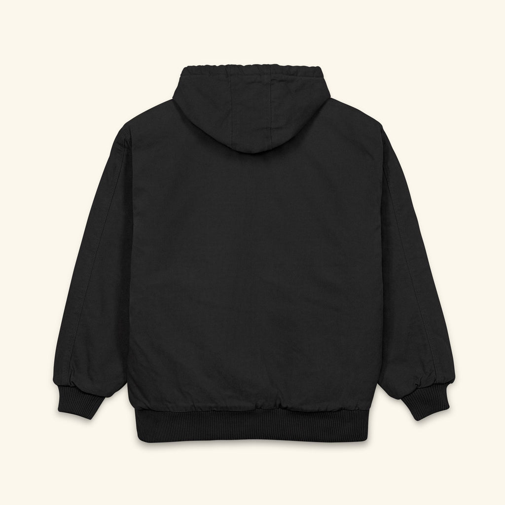The Quiet Taught Me Turtleberry - Slowpoke Hooded Shell - Black