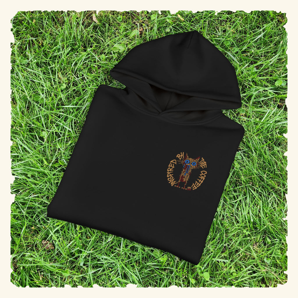 Inspired By The Coffee - Campfire Hoodie - Black