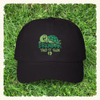 Take It Slow - Evergreen - Classic Dad Hat - Black