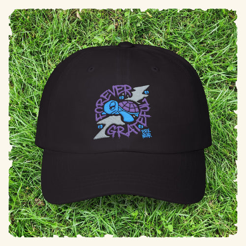 Forever Grateful Blurpleberry - Classic Dad Hat - Black