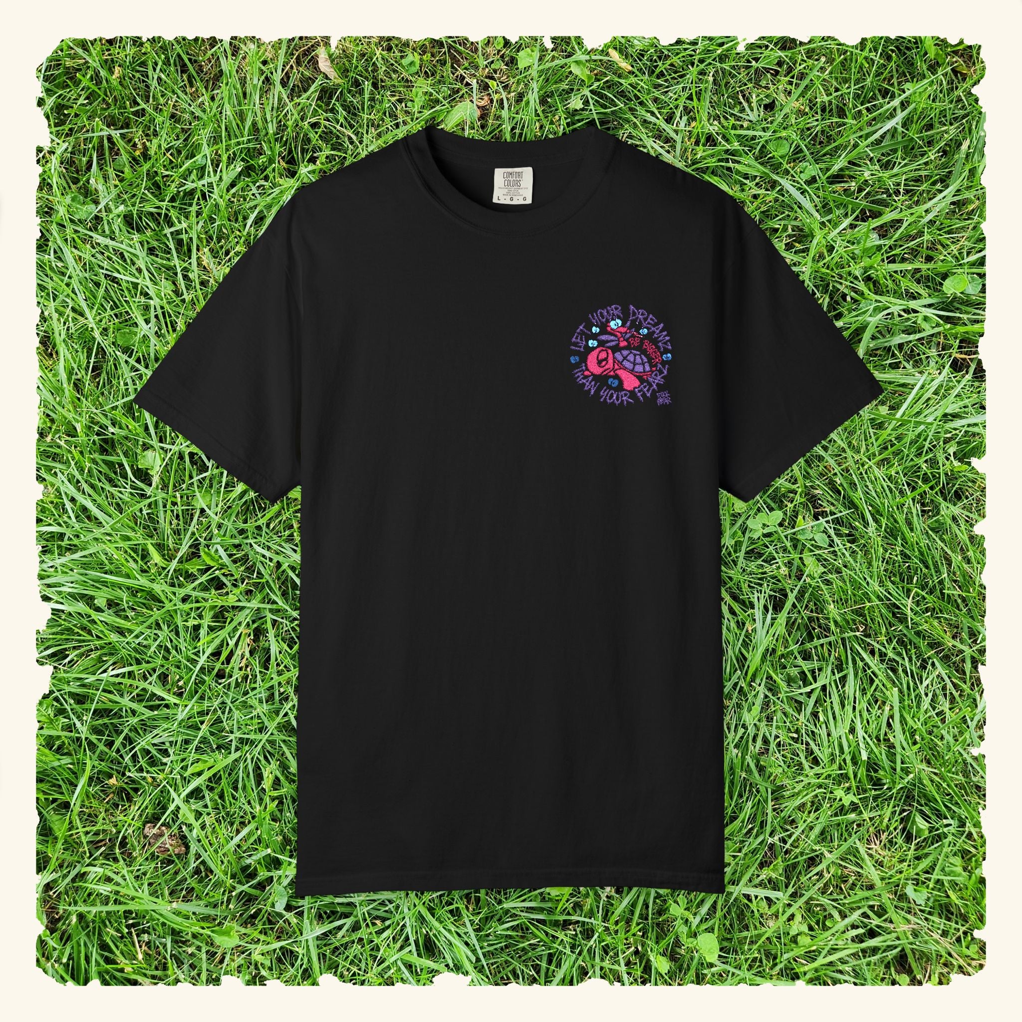 Let Your Dreamz Be Bigger Than Your Fearz Wildberry - Classic T-shirt - Black