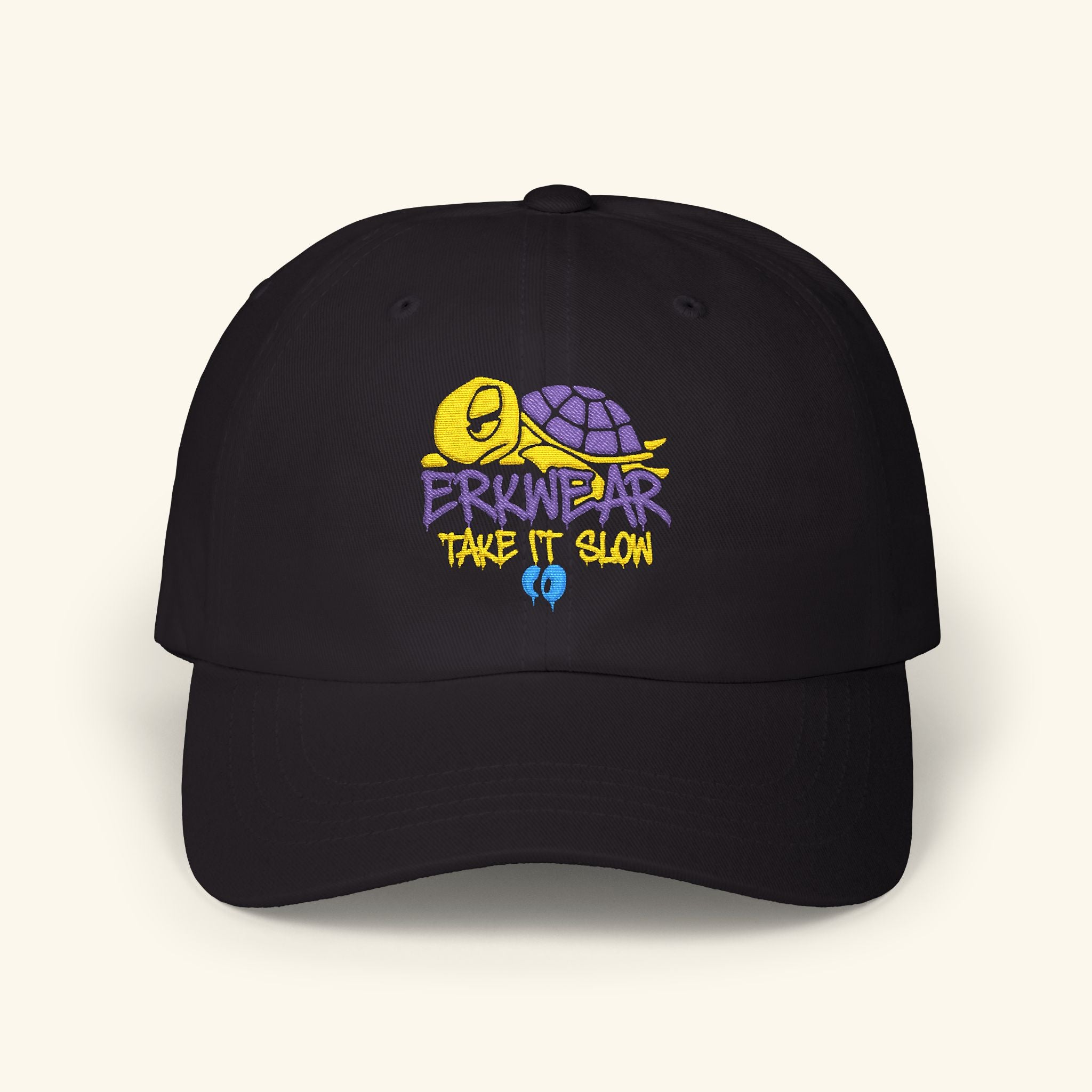 Erkwear Slowglow - Classic Dad Hat - Black