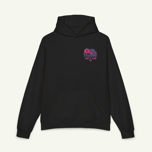 Bread & Circus - Crimson - Graphic Hoodie - Black