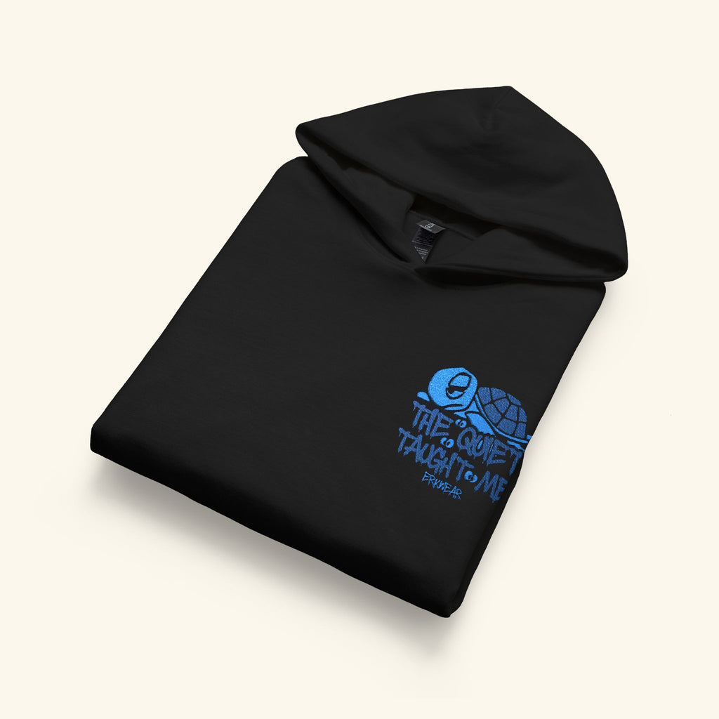 The Quiet Taught Me Ocean - Junior Trailblazer Hoodie - Black