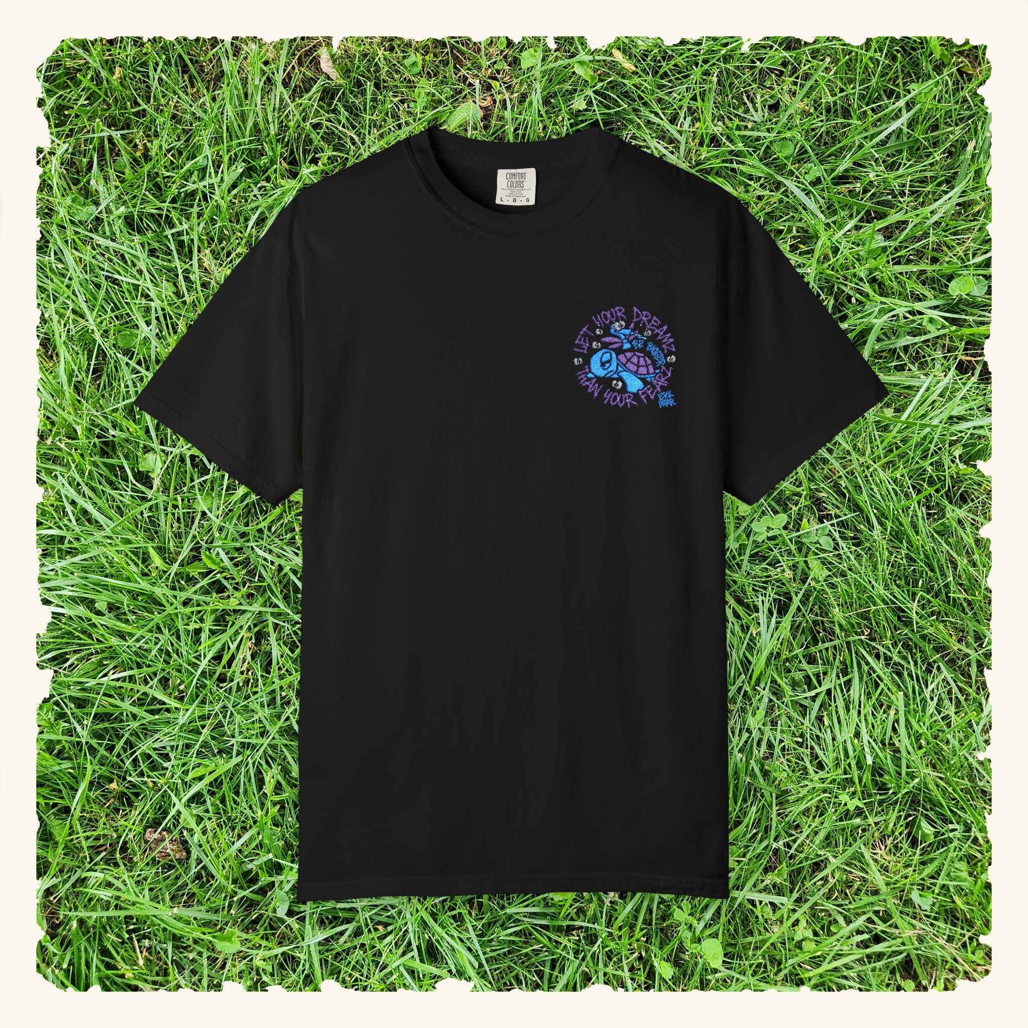 Let Your Dreamz Be Bigger Than Your Fearz Blurpleberry - Classic T-shirt - Black