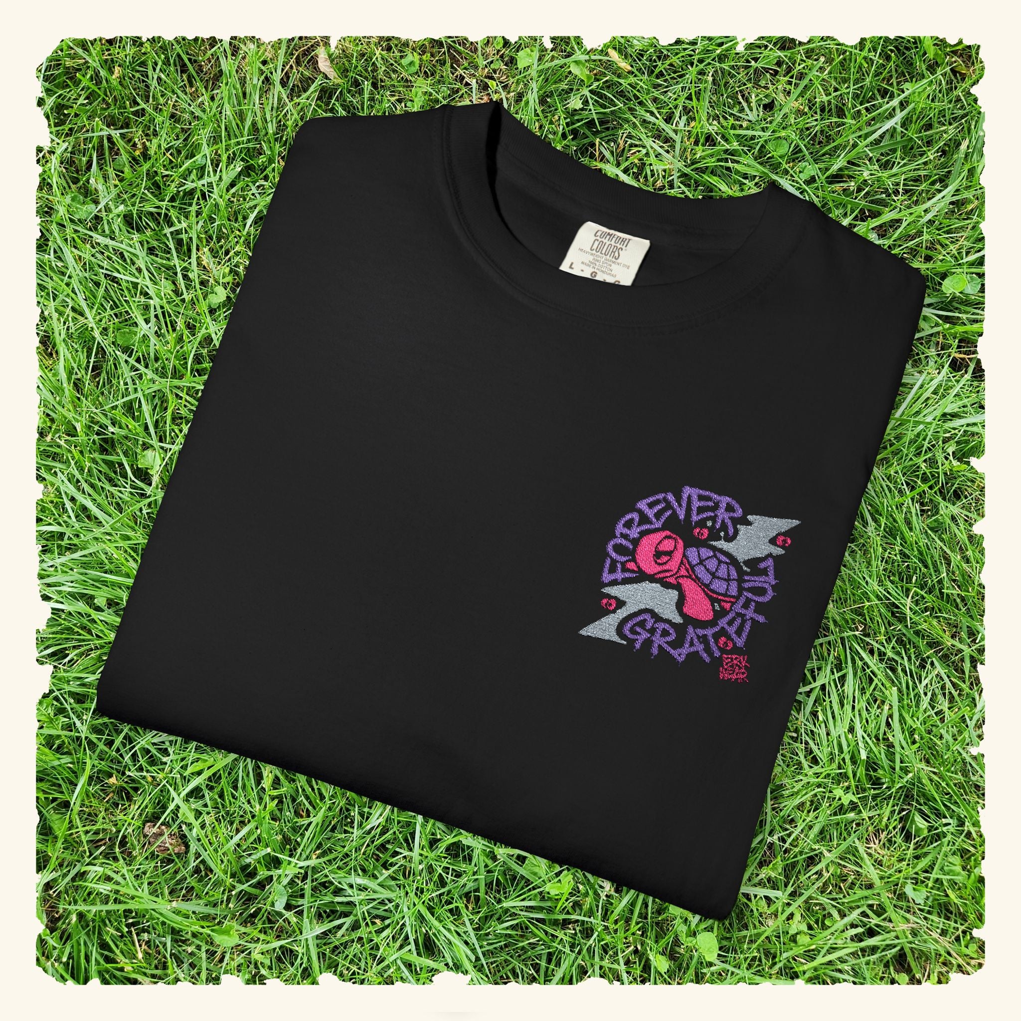 Forever Grateful Wildberry - Classic T-shirt - Black