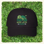 Enjoy Now - Worry Later Evergreen - Classic Dad Hat - Black