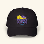 The Quiet Taught Me Slowglow - Classic Dad Hat - Black