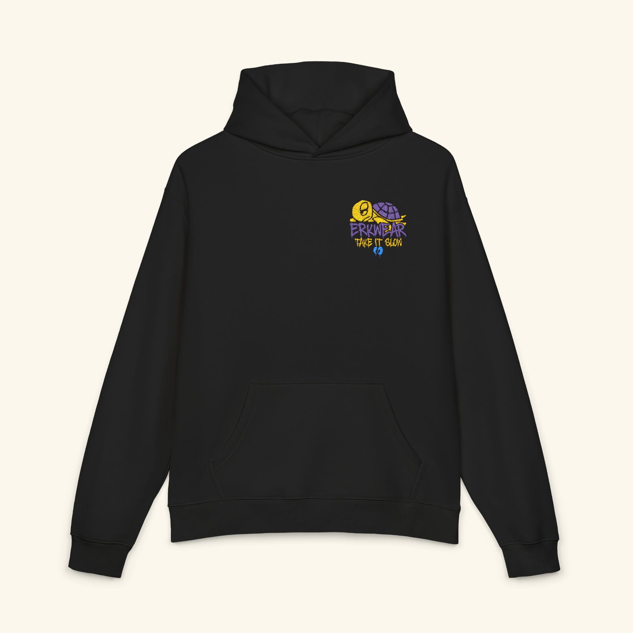 Erkwear Slowglow - Campfire Hoodie - Black