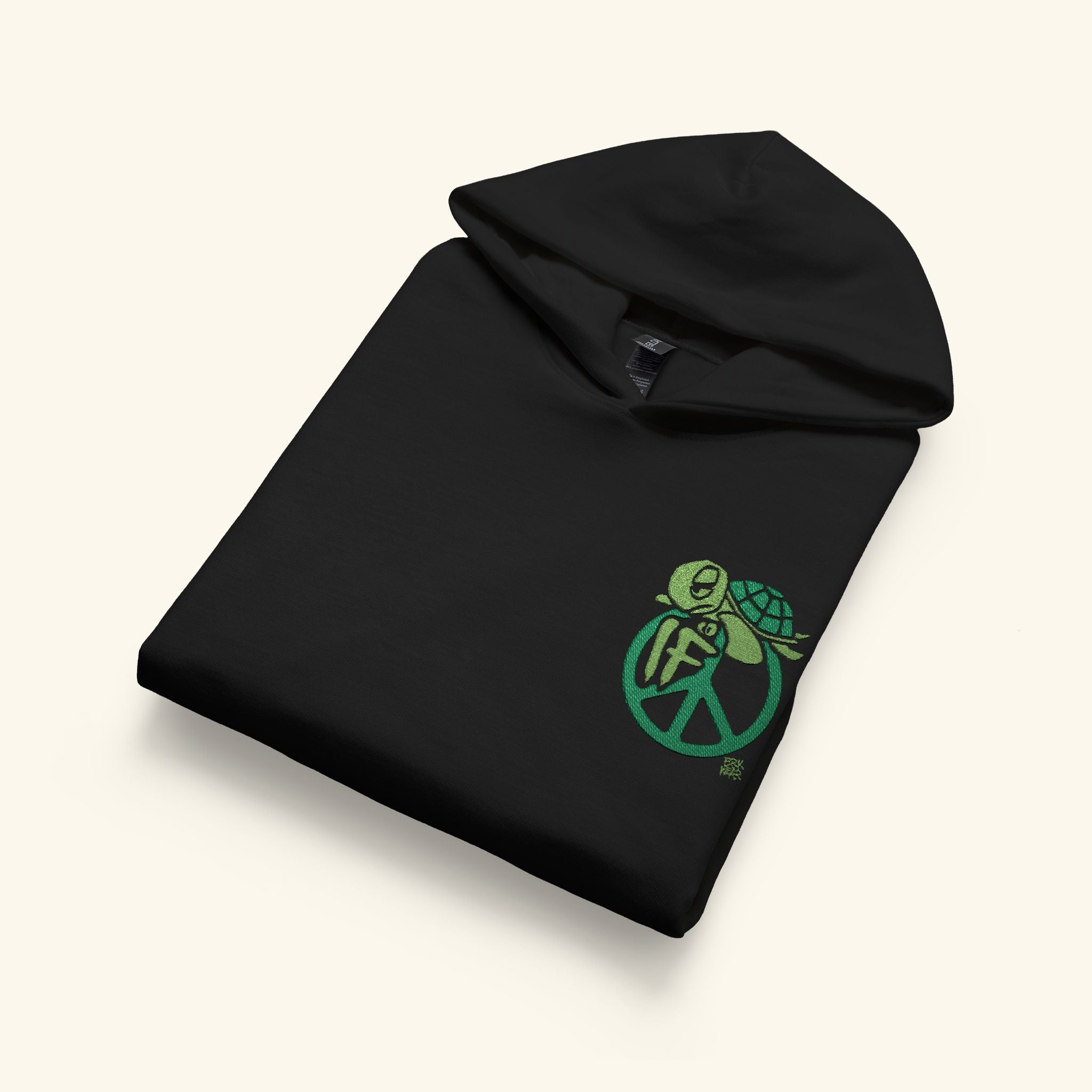 If Peace Evergreen - Junior Trailblazer Hoodie - Black