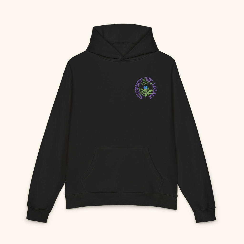 Respect The Localz Turtleberry - Campfire Hoodie - Black