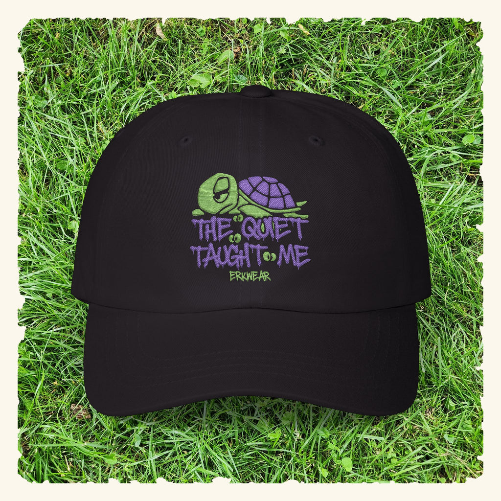 The Quiet Taught Me Turtleberry - Classic Dad Hat - Black