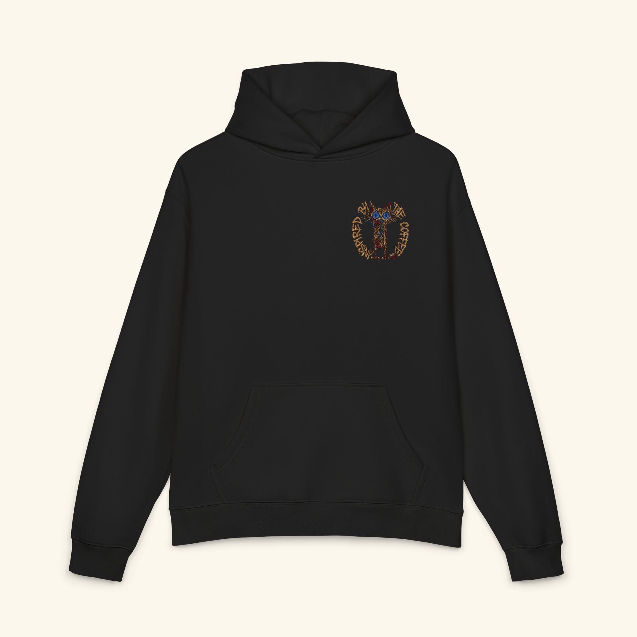 Inspired By The Coffee - Campfire Hoodie - Black