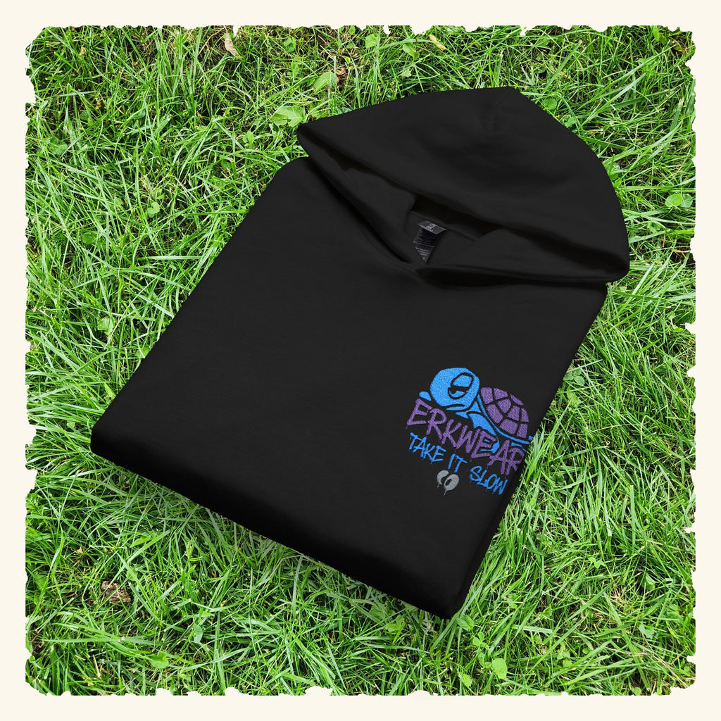 Take It Slow - Blurpleberry - Junior Trailblazer Hoodie - Black