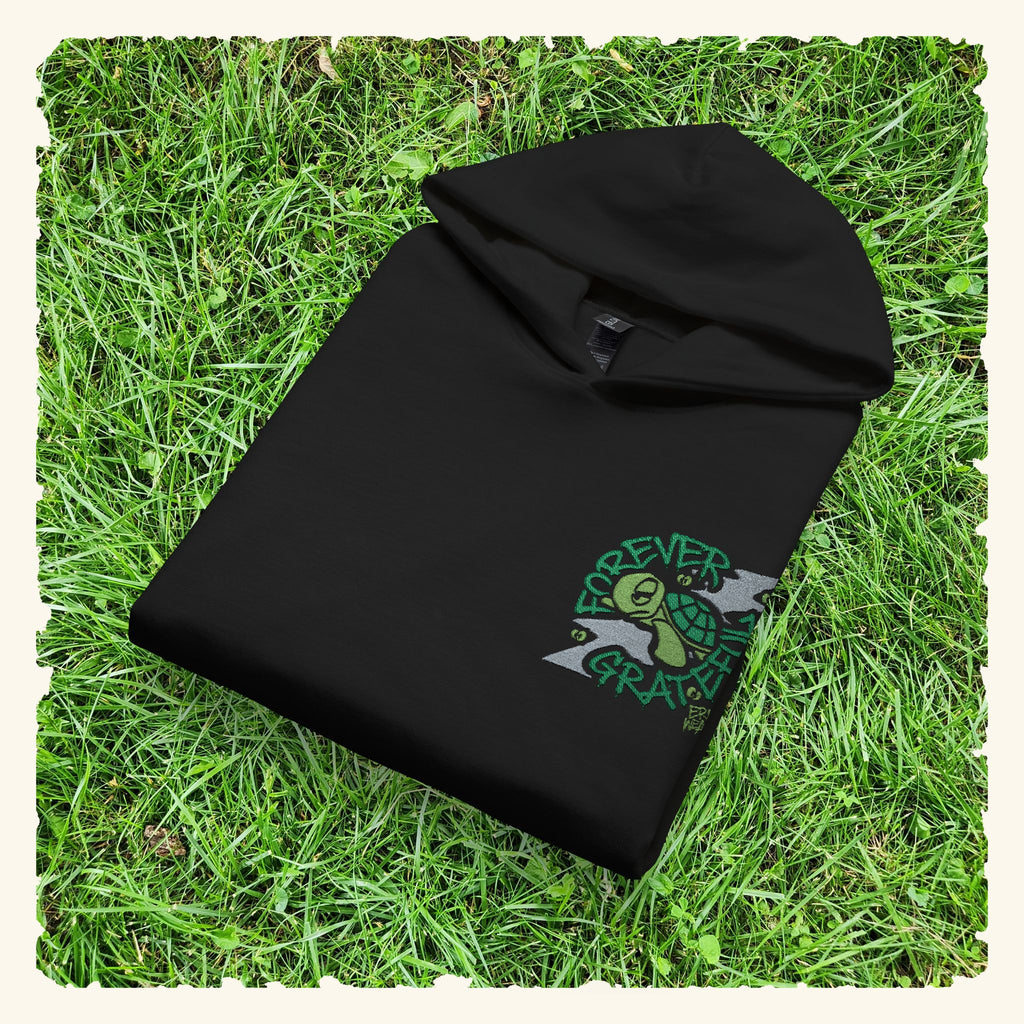 Forever Grateful Evergreen - Junior Trailblazer Hoodie - Black