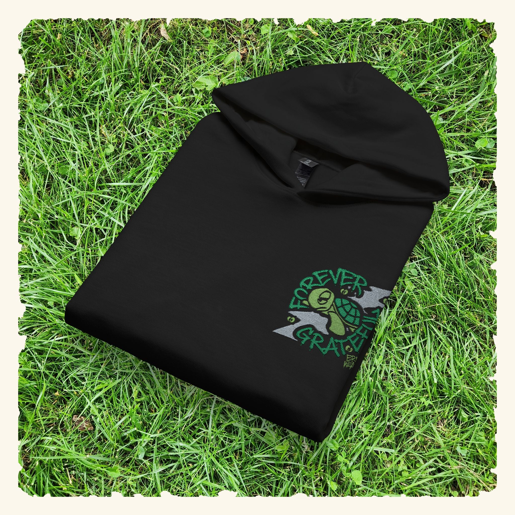 Forever Grateful Evergreen - Junior Trailblazer Hoodie - Black