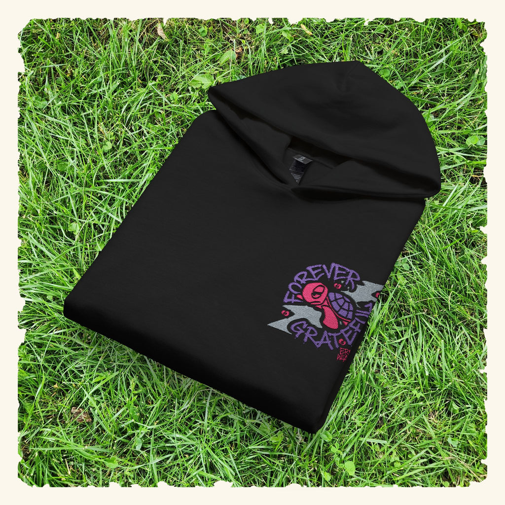 Forever Grateful Wildberry - Junior Trailblazer Hoodie - Black