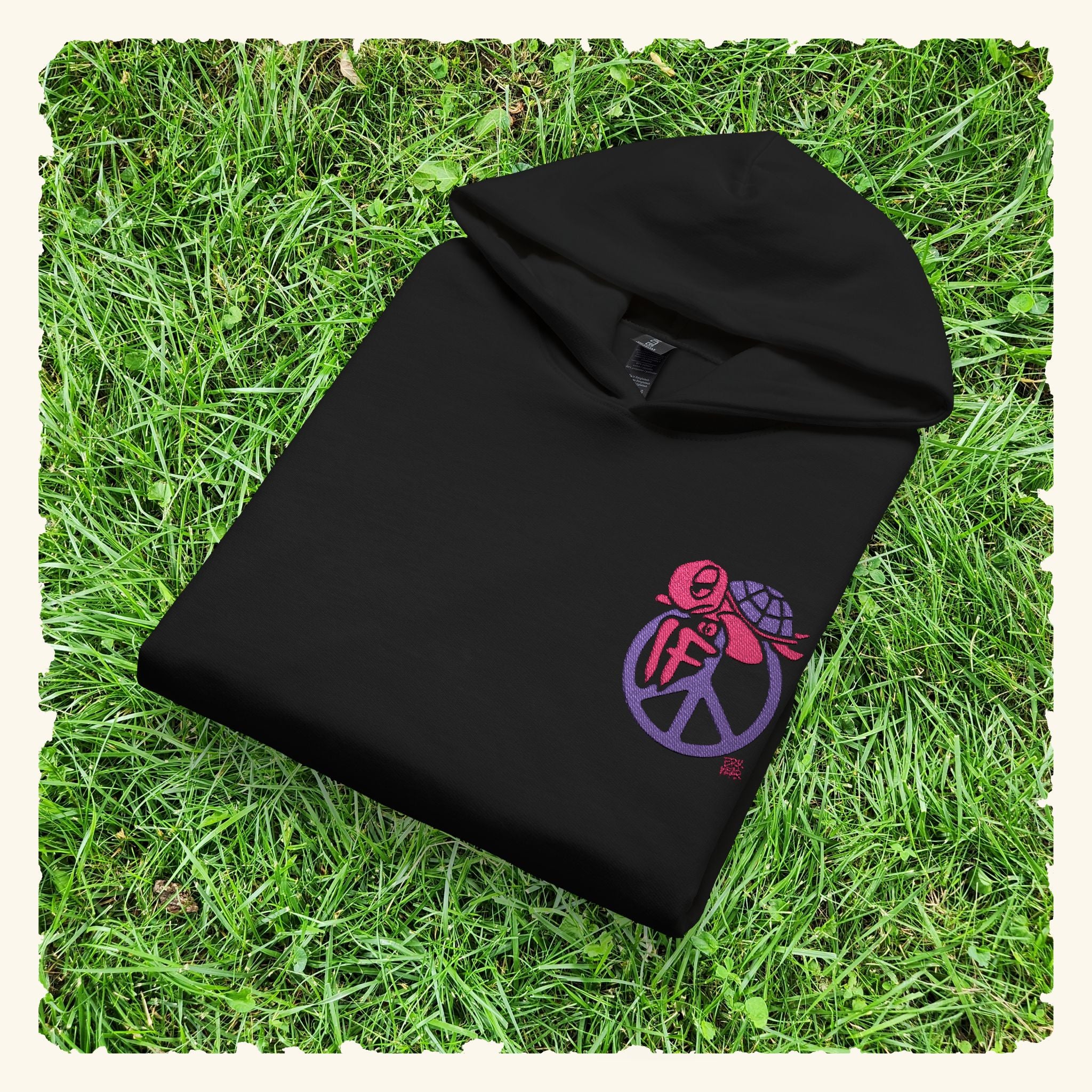 If Peace Wildberry - Junior Trailblazer Hoodie - Black