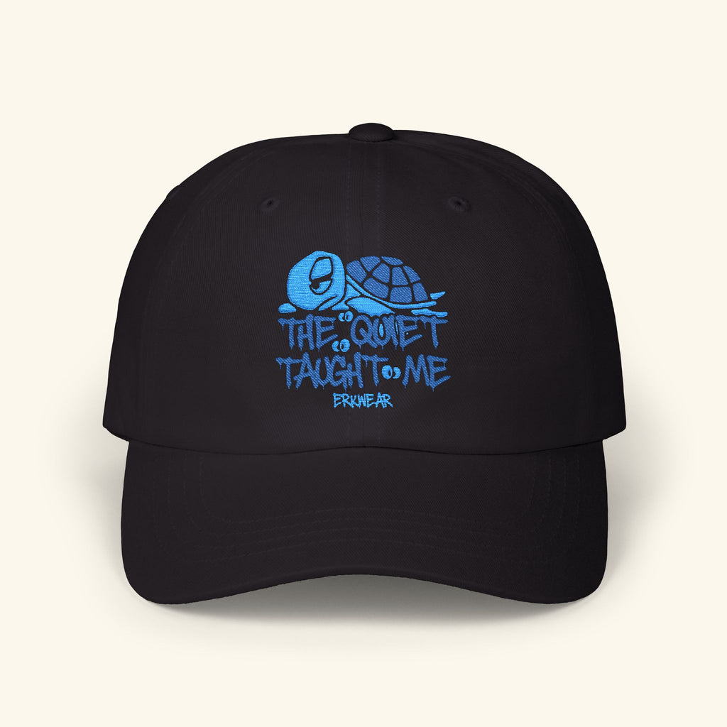 The Quiet Taught Me Ocean - Classic Dad Hat - Black